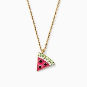 kate spade Gold Watermelon Slice Necklace